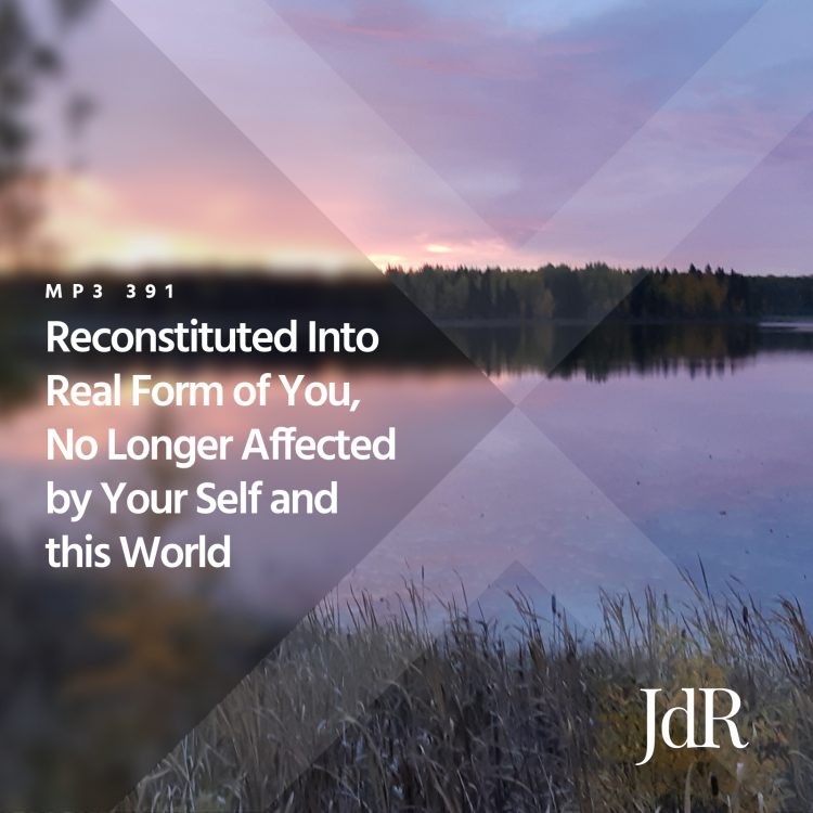 Reconstituted Into Real Form of You, No Longer Affected by Your Self and this World
